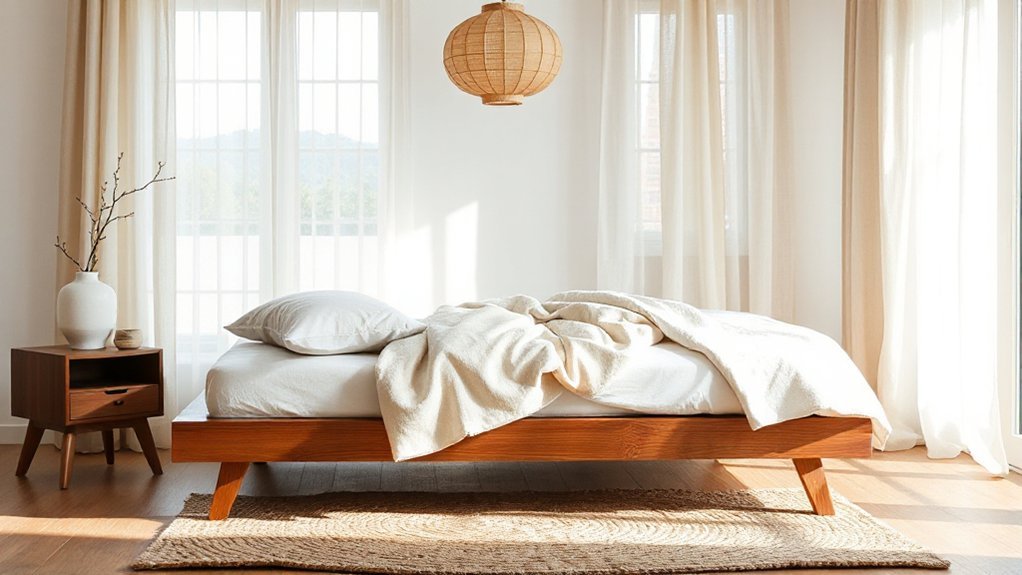 natural simple coordinated bedding
