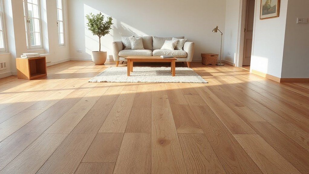 natural warm calming flooring