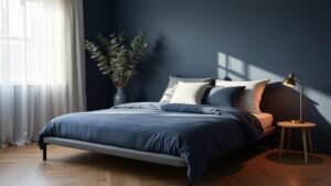 navy blue creates calm