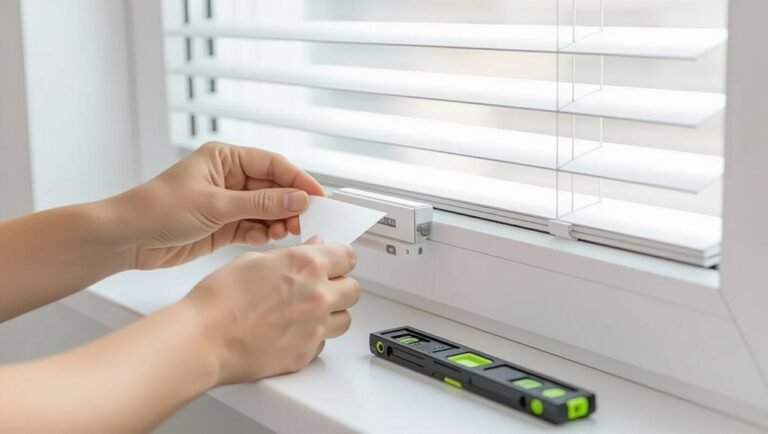 non drill window blind installation