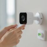 non invasive security camera installation