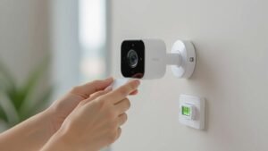 non invasive security camera installation