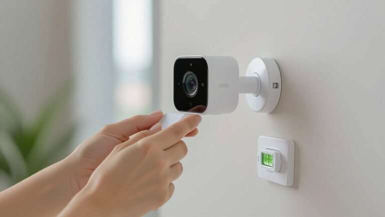 non invasive security camera installation