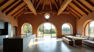 oast house interior renovation