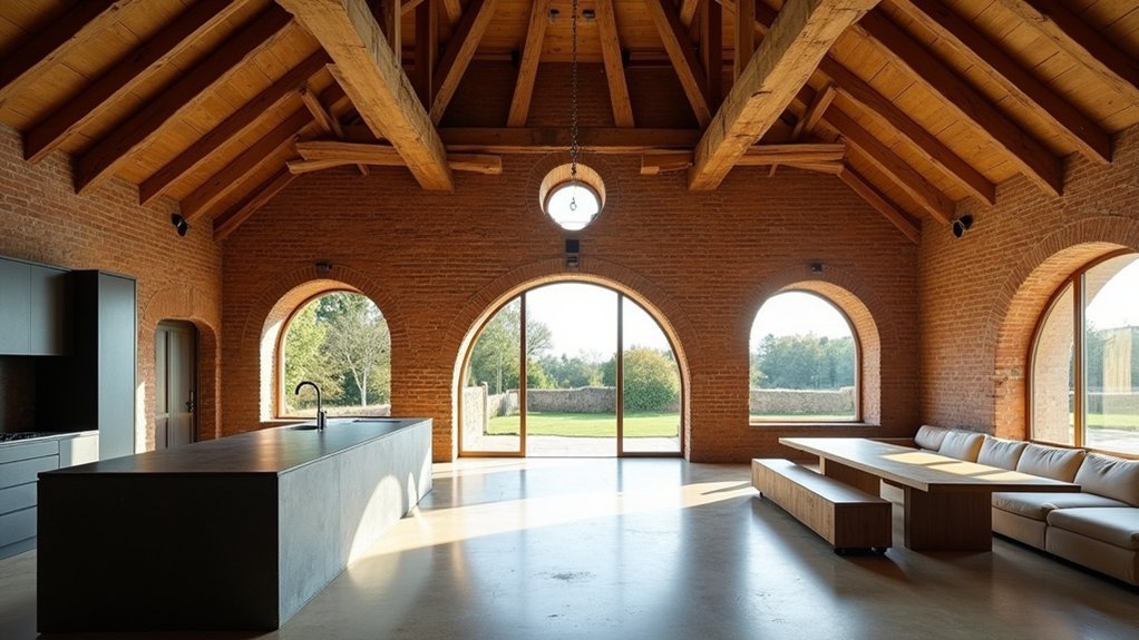oast house interior renovation