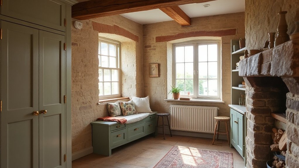 reimagining a gatekeepers cottage  period appropriate cottage storage solutions