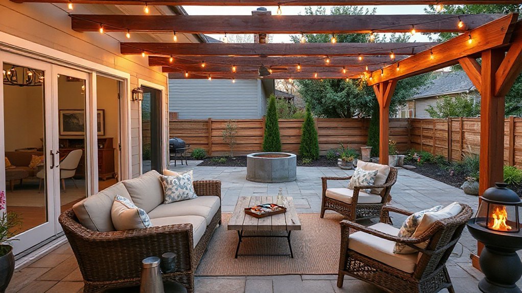 outdoor seating areas plan space based on purpose