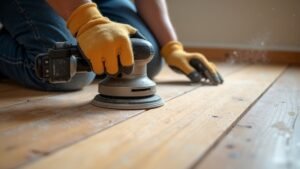 prepare sand smooth finish