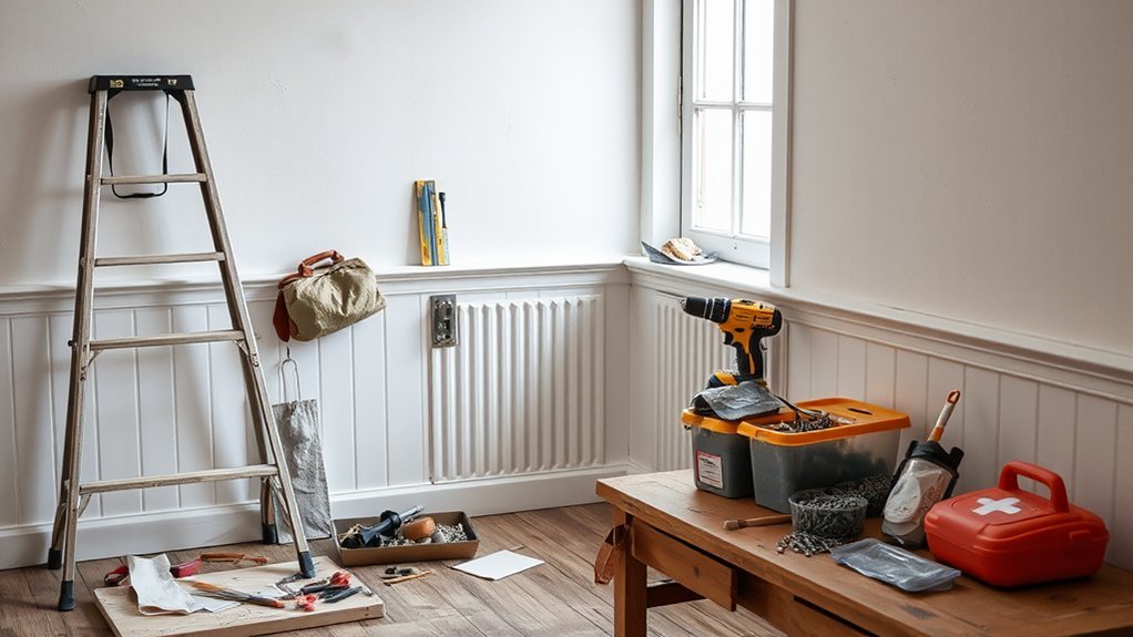 prepare tools and safety gear