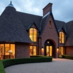 preserving oast house silhouette