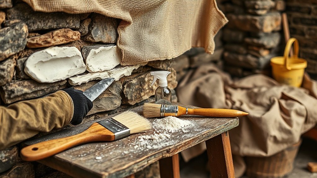proper lime repair materials