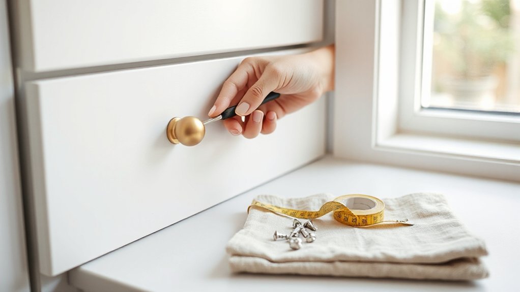 quick cabinet hardware upgrade