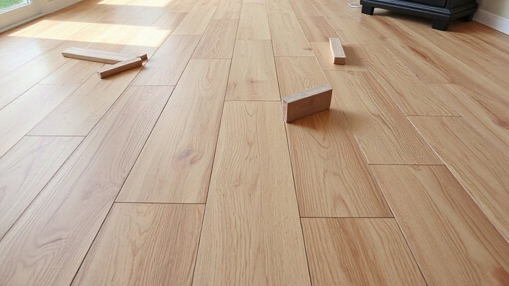 random staggered plank pattern