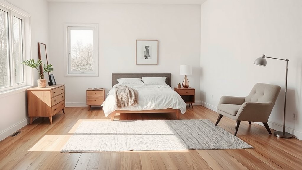 rearranging furniture for light