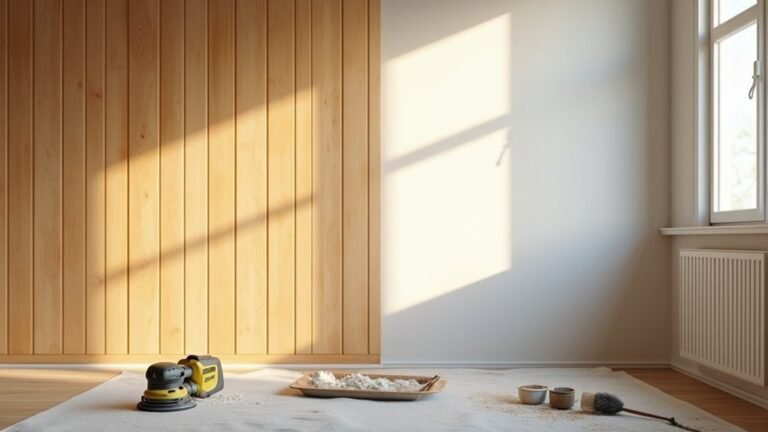 renovating wooden wall panels