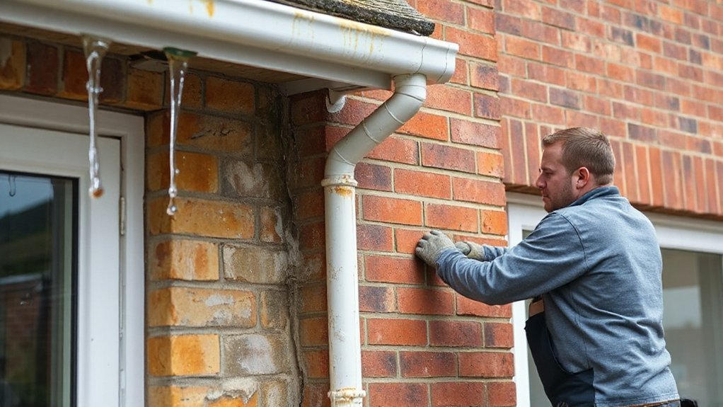 repair external water entry