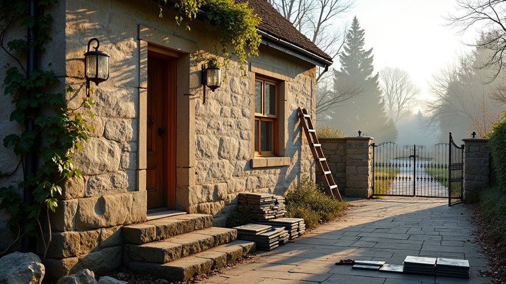 restoring historic estate cottage
