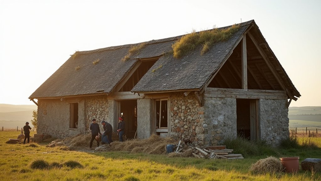 restoring rural barn structures