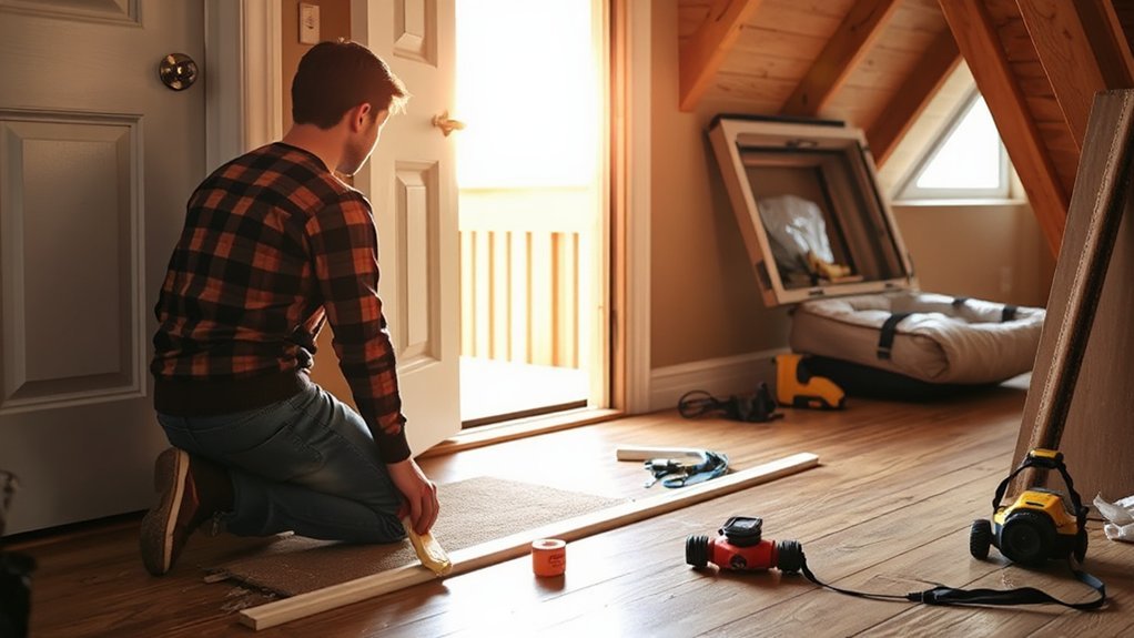 seal gaps and insulate