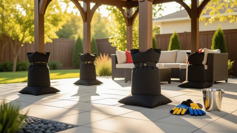 secure gazebo without drilling