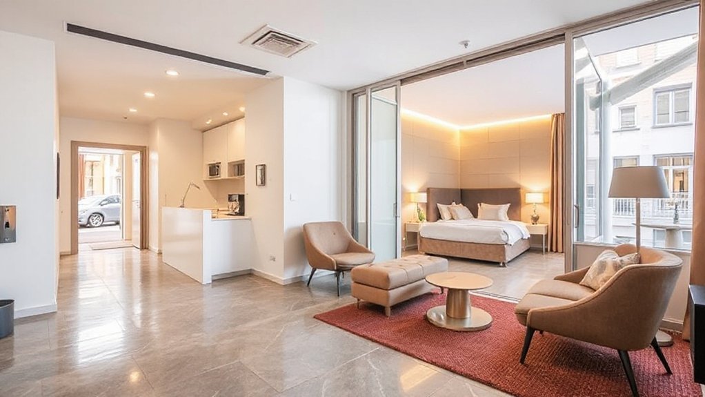 self contained hospitality conversion