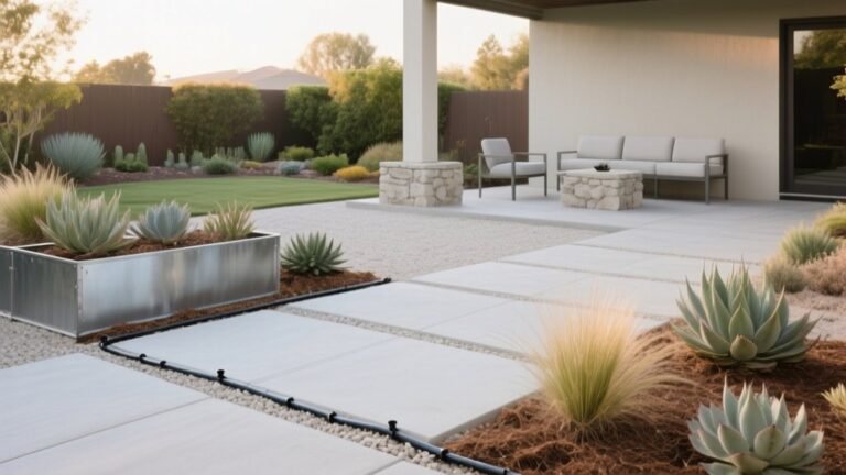 simplify outdoor landscape maintenance