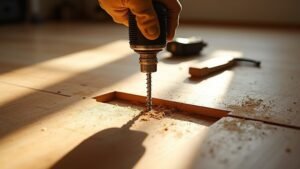 stop floorboard squeaks easily