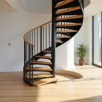 suitable flooring for spiral stairs