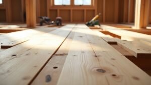 supportive durable wooden flooring