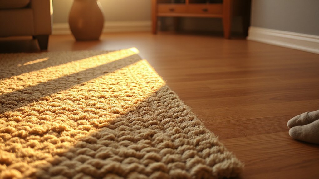 textured floors feel cozier