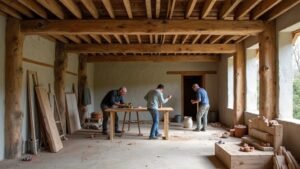 traditional timber cottage restoration