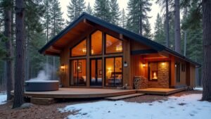 transforming rustic retreat comfort