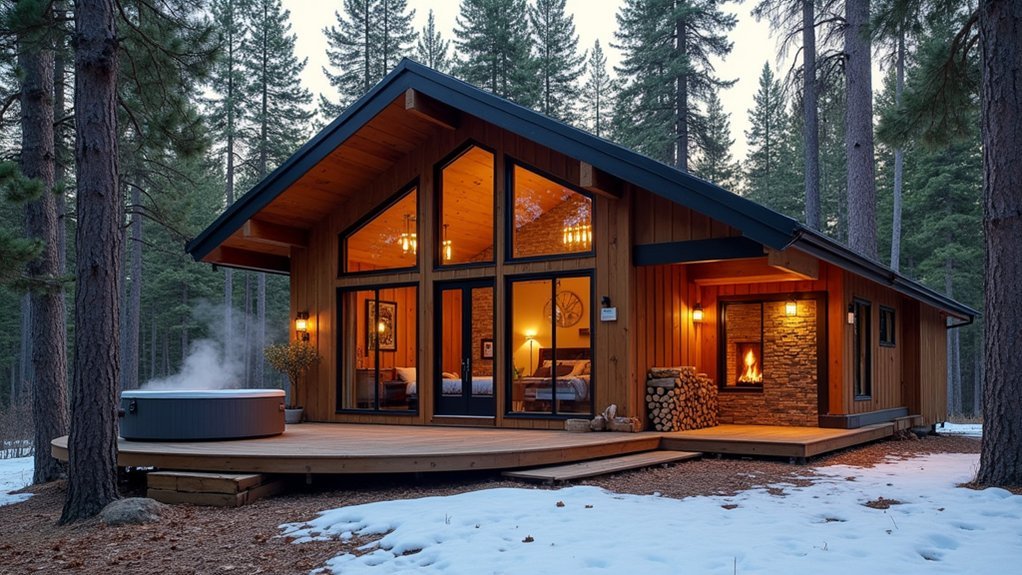 transforming rustic retreat comfort
