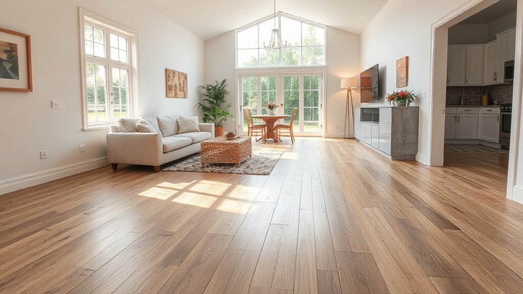 trendy busy outdated flooring
