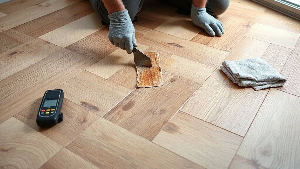 water damage treatment process