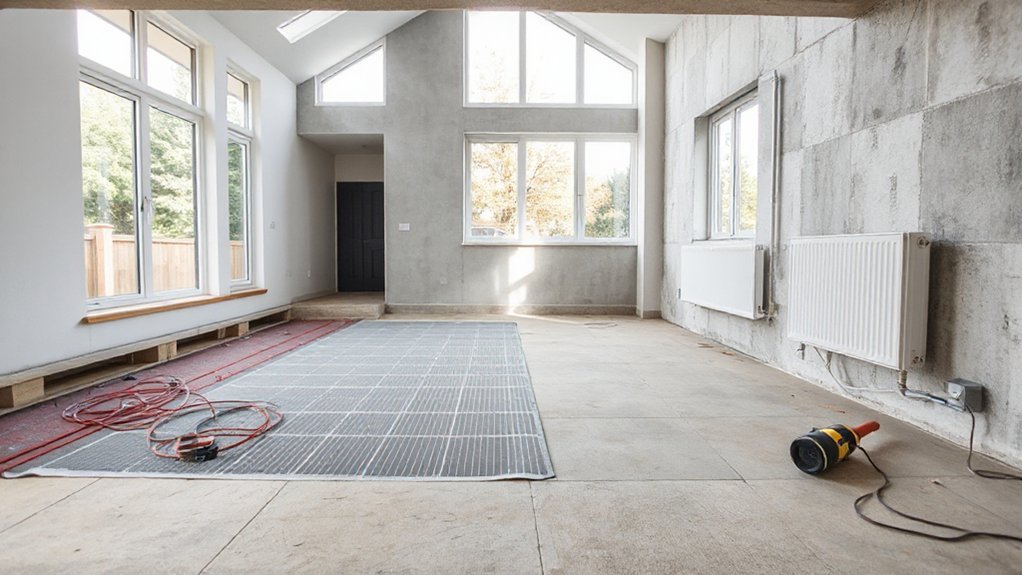 whole house electric ufh efficiency